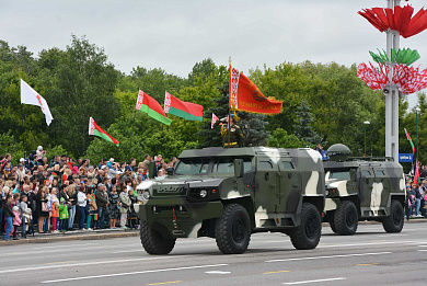 Техника VOLAT на параде в честь Дня Независимости Республики Беларусь